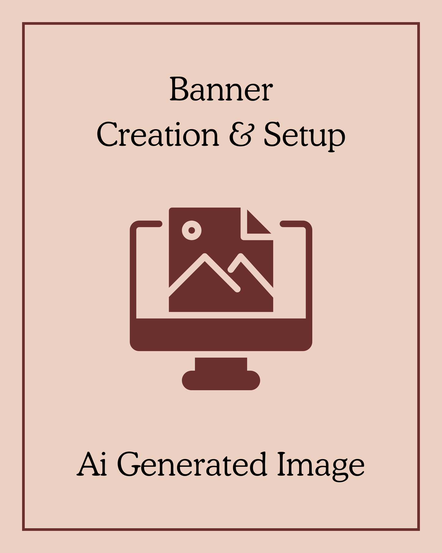 Banner Creation & Setup (Ai Generated Image)