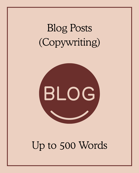 Blog Posts - Up to 500 Words