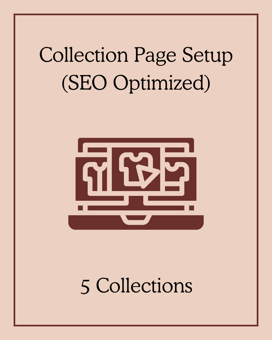 Collection Page Setup (SEO Optimized) - 5 Collections