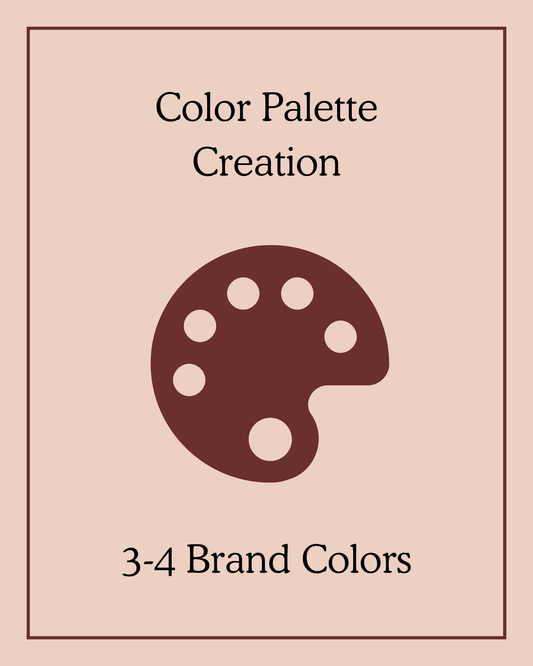 Color Palette Creation - 3-4 Brand Colors