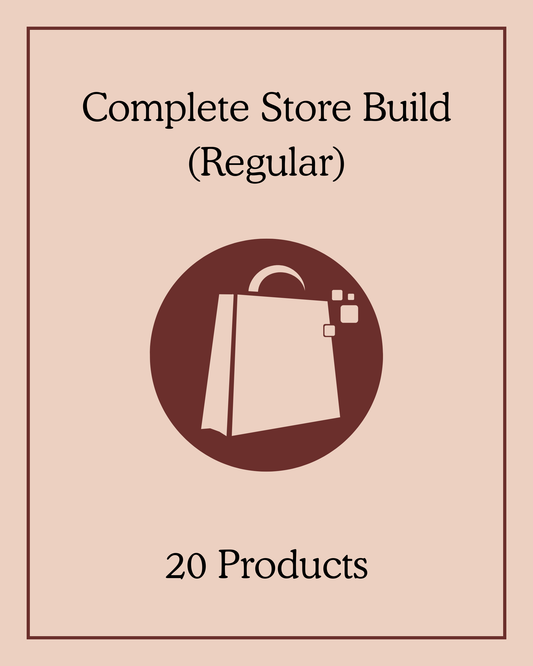 Complete Store Build (Regular) - 20 Products