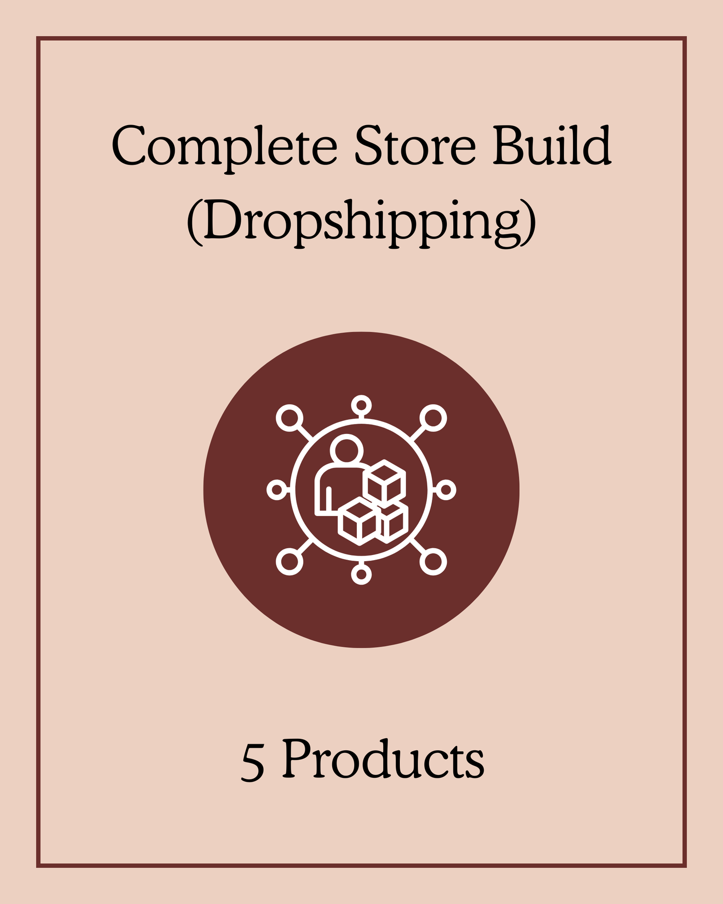 Complete Store Build (Dropshipping) - 5 Products