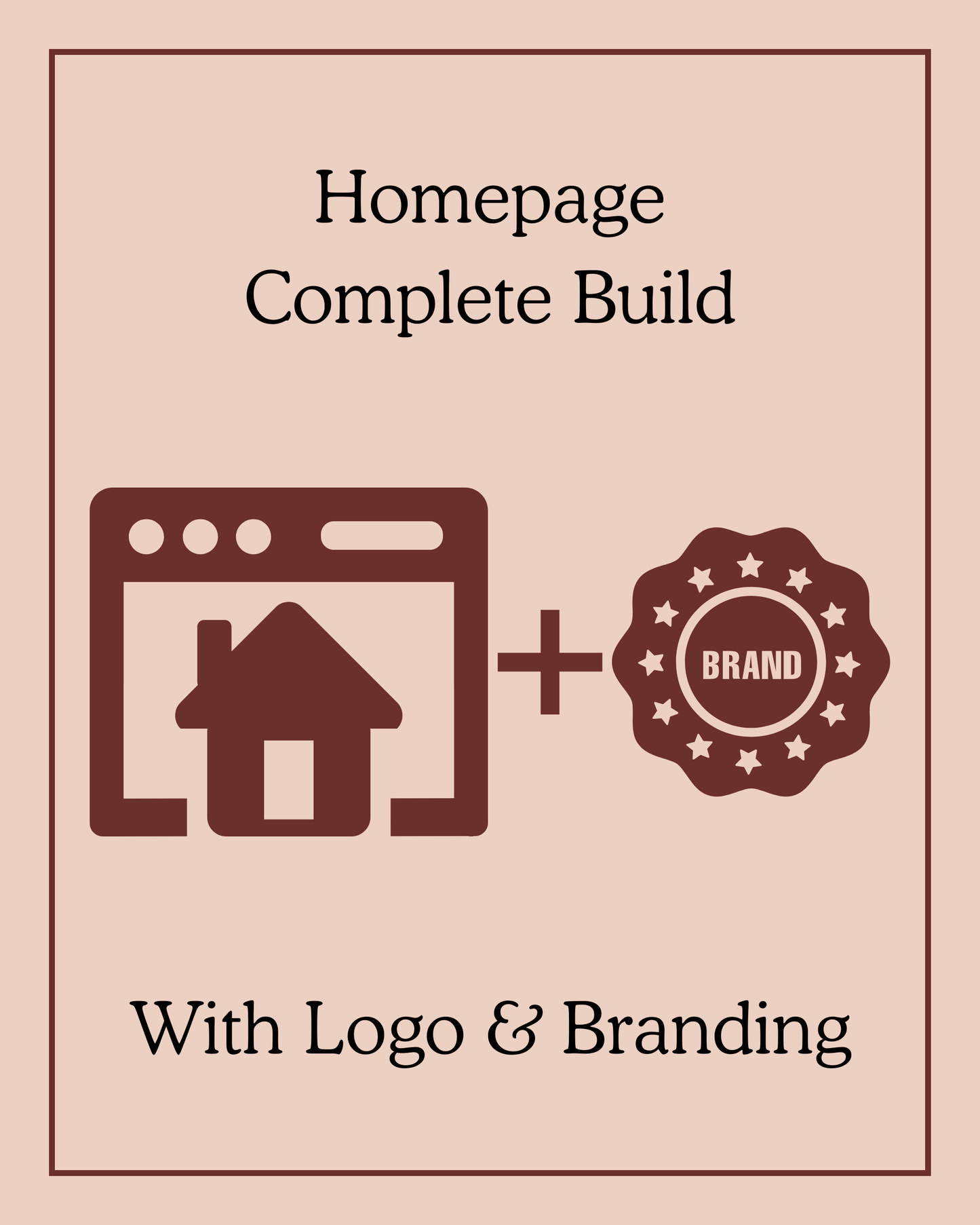 Homepage Complete Build With Logo and Branding