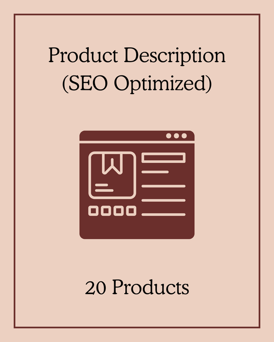 Product Description (SEO Optimized) - 20 Products