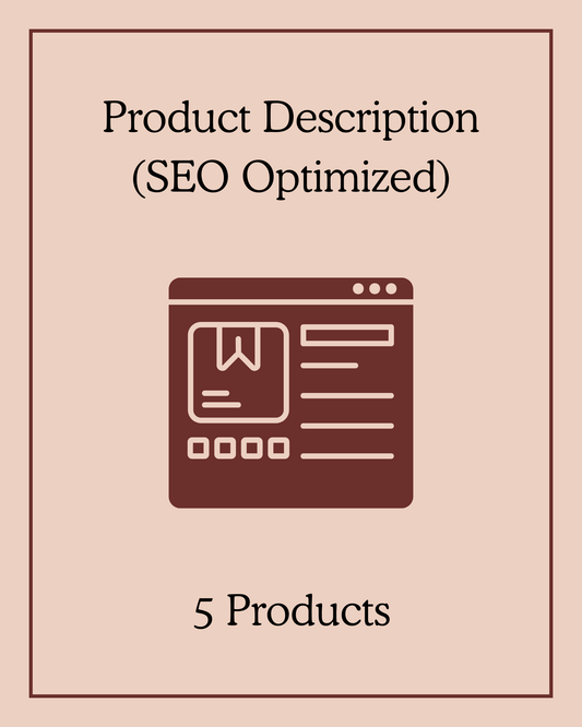 Product Description (SEO Optimized) - 5 Products